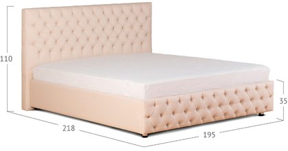 Кровать двуспальная Купол Тысячелетия Модель 385