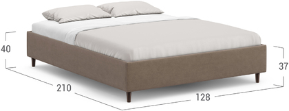 Кровать двуспальная 120х200 MOON FAMILY 1260
